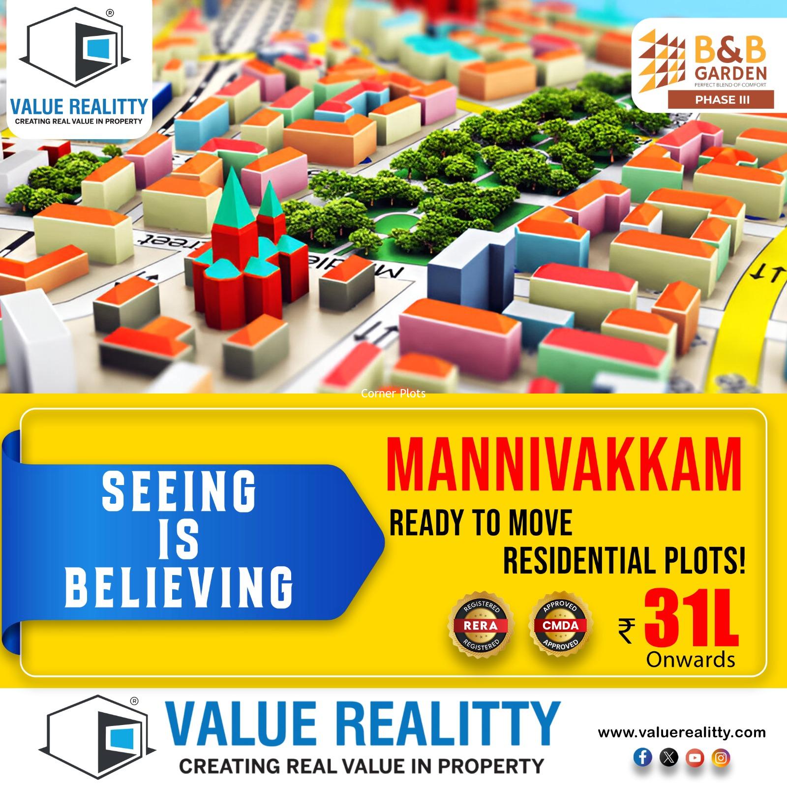 RESIDENTIAL PLOTS IN MANNIVAKKAM